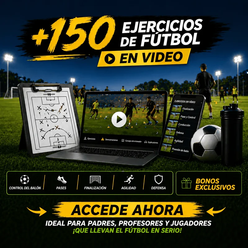 +150 Ejercicios de Fútbol en Video